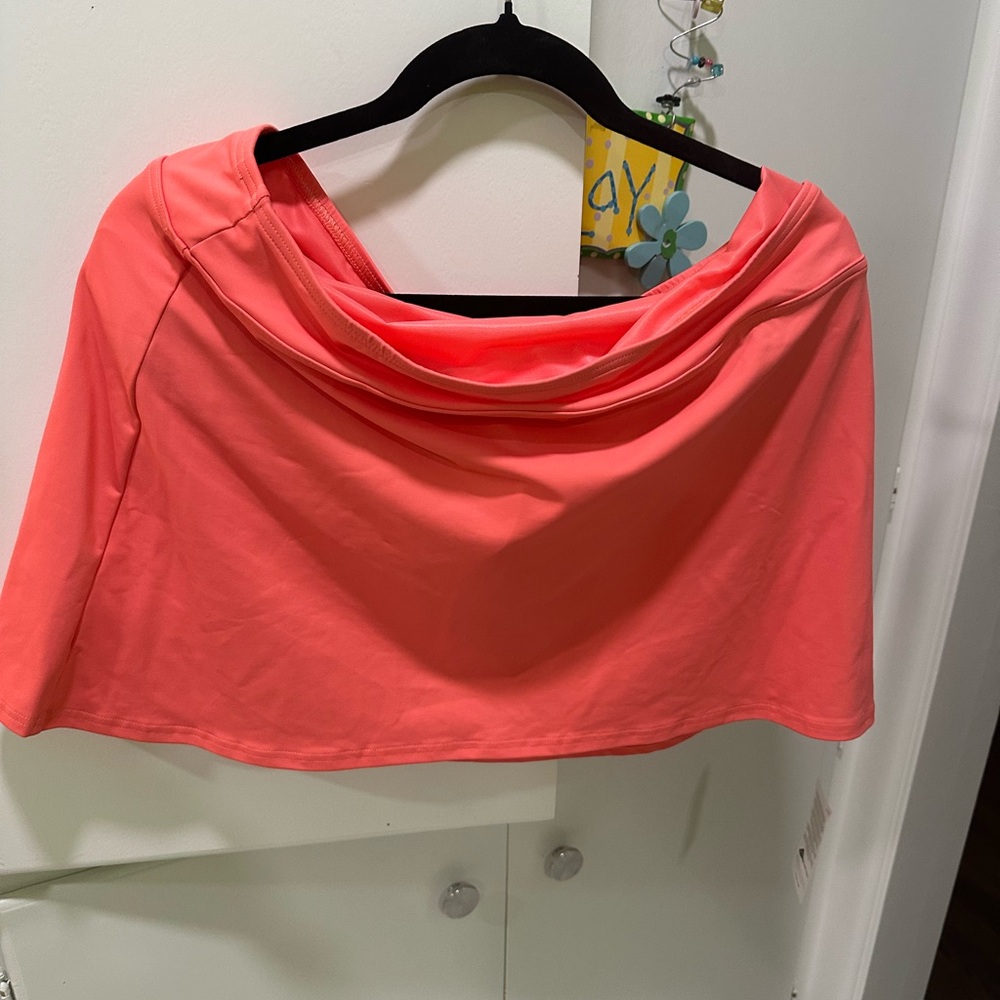 Lands' End NWT Women's Coral Swim Skirt xl
